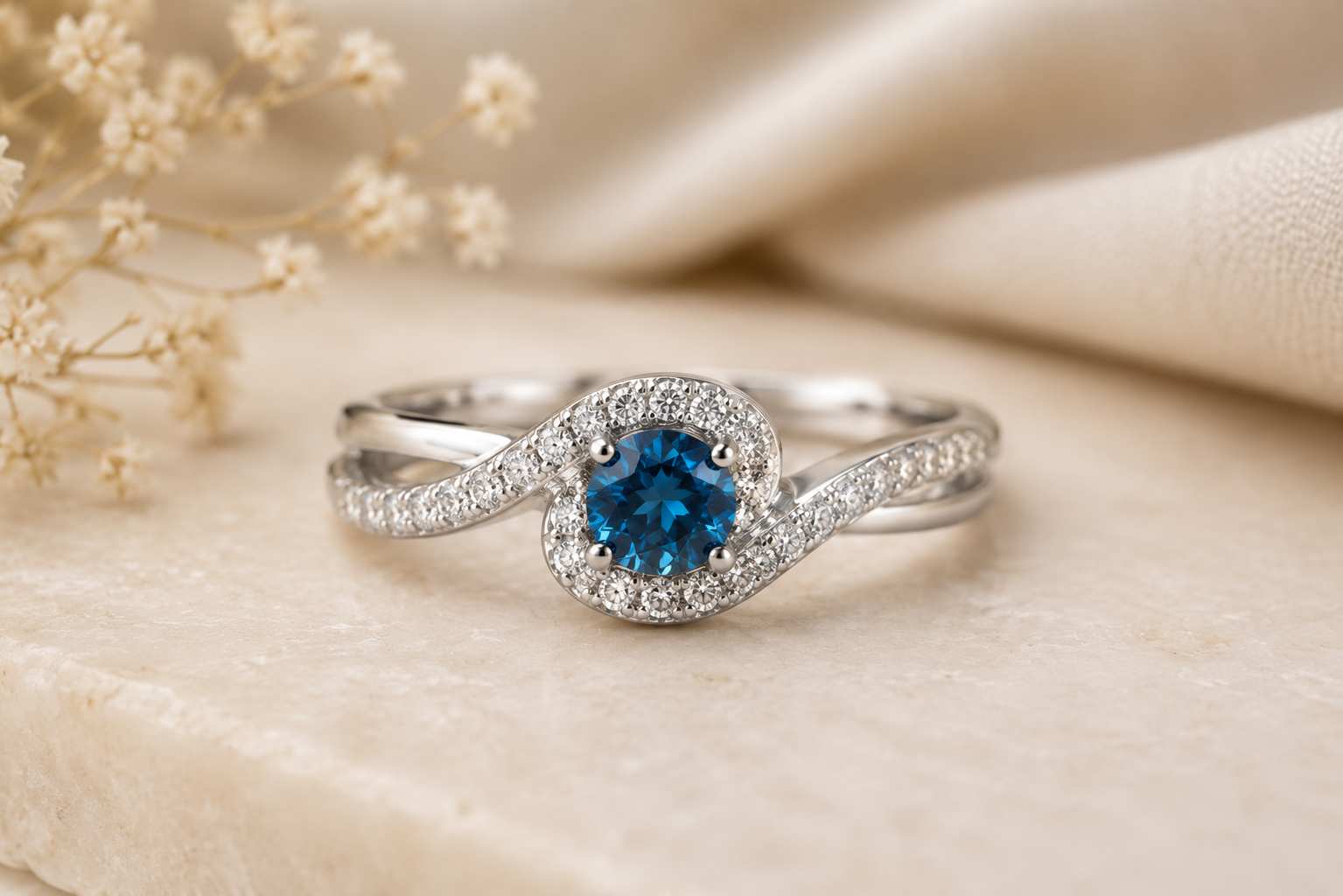 Sapphire Grace Ring