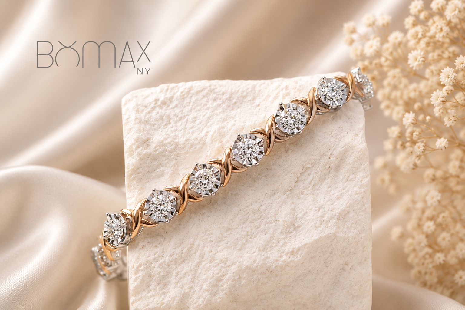 Twisted Radiance Diamond Bracelet
