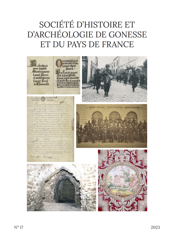 Revue numéro 17 de la Société d'histoire et d'archéologie de Gonesse et du pays de France