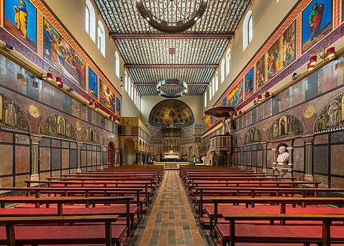 Interior of Newman University Church, Dublin, Ireland