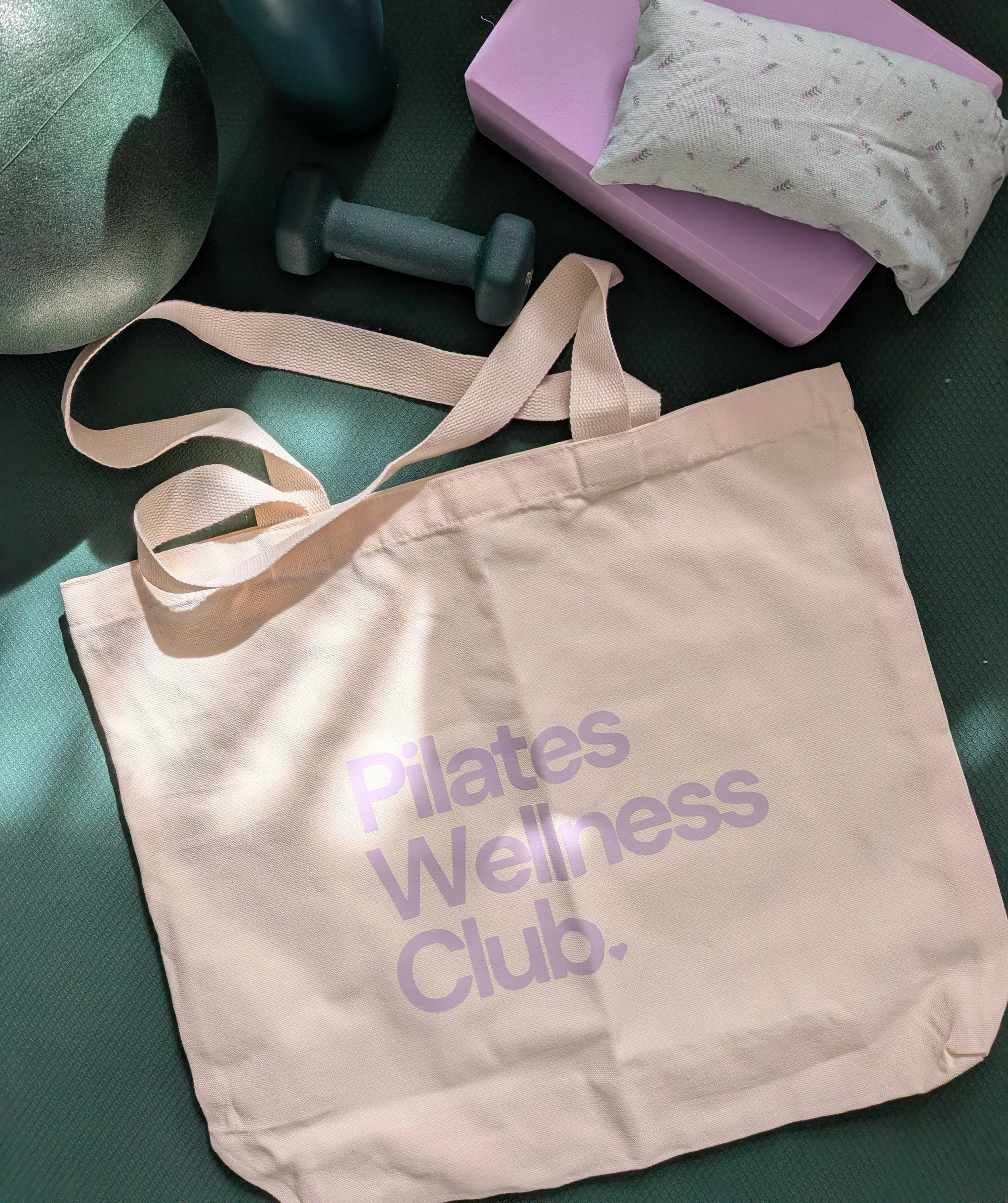 Lilac Pilates Tote Bag