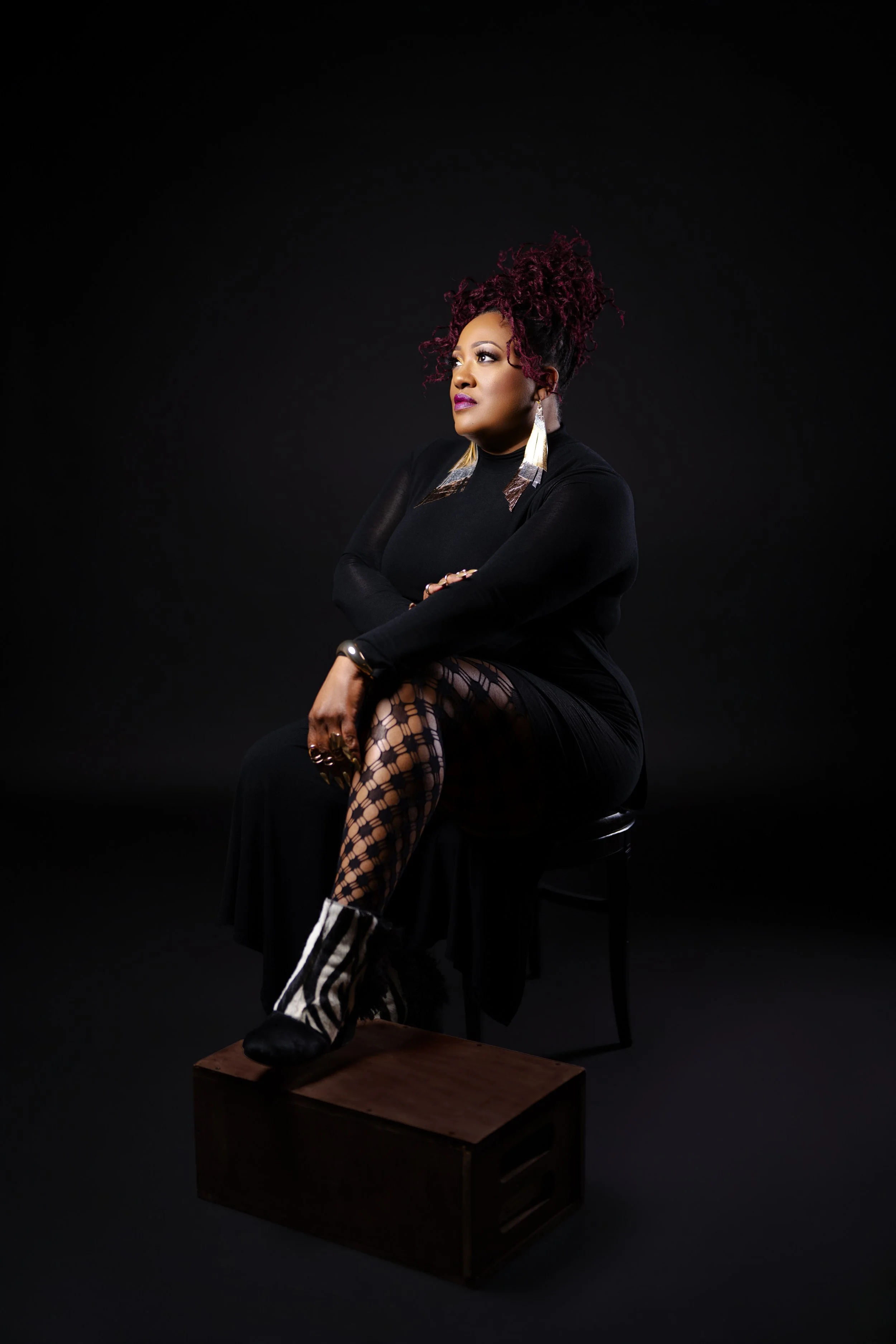Cherisse Bradley at Flint Art Walk