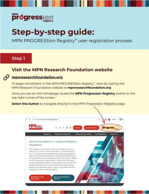 MPN Progression Registry® — MPN Research Foundation – Research ...