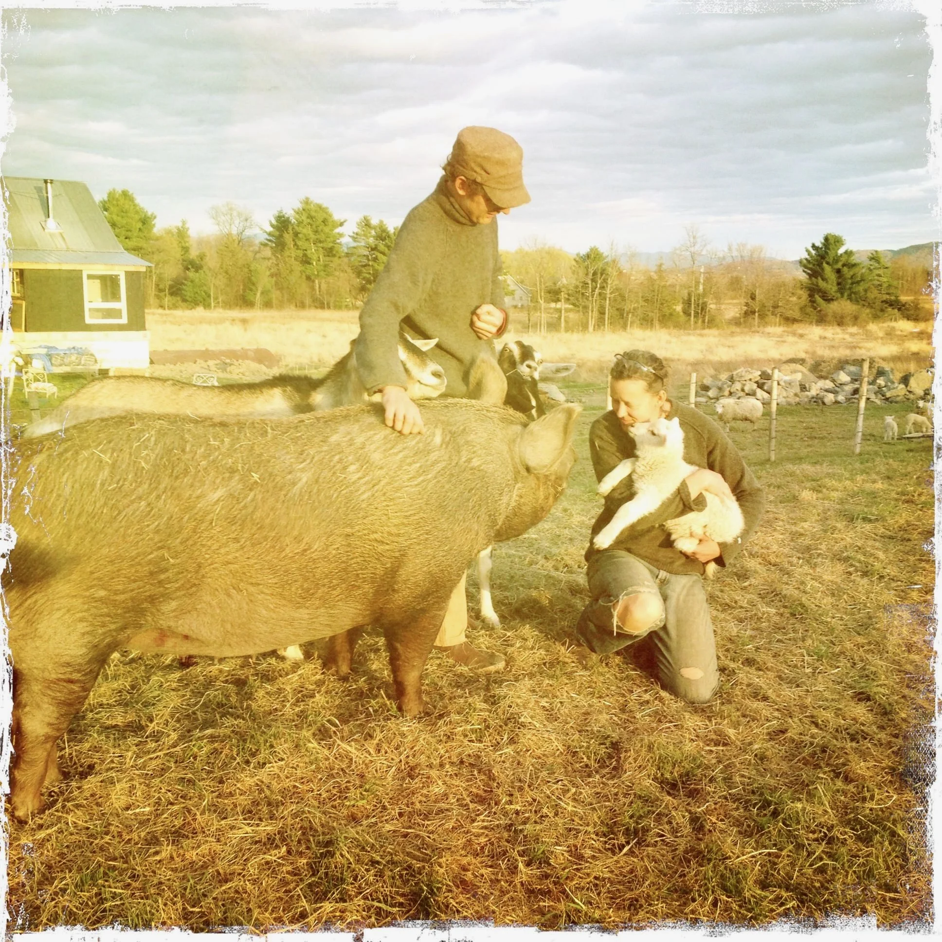 BEBE  MEETING ANNIE.