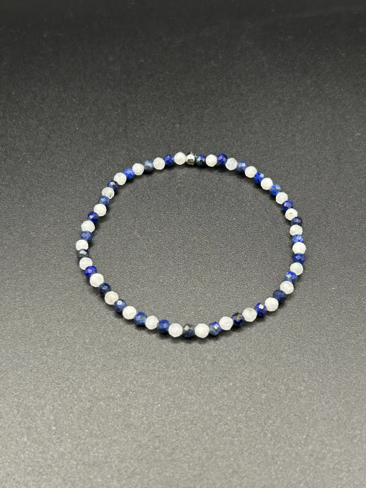 Lapis Lazuli and Moonstone Bracelet