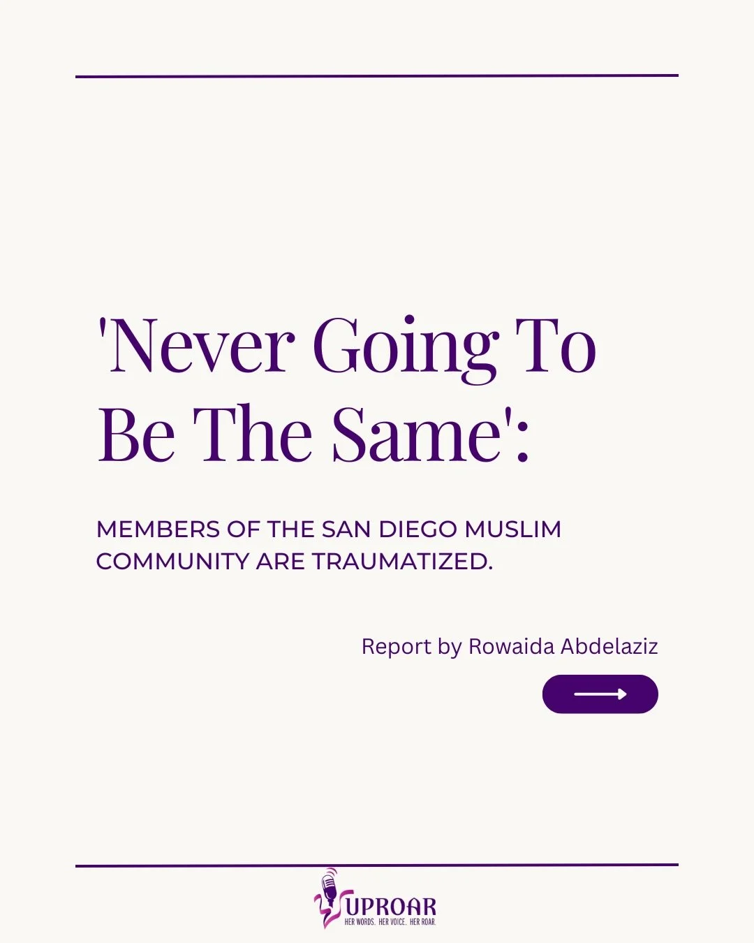 Reporter Rowaida Abdelaziz spoke to members of the San Diego community in the aftermath of a horrific shooting that killed 3 men. As a reporter who has covered Islamophobia for over a decade, Rowaida knows the dangers of biased coverage. Read her rep
