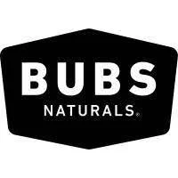BUBS Naturals logo in black and white with bold text