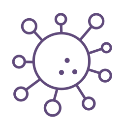 Line drawing of a microorganism.