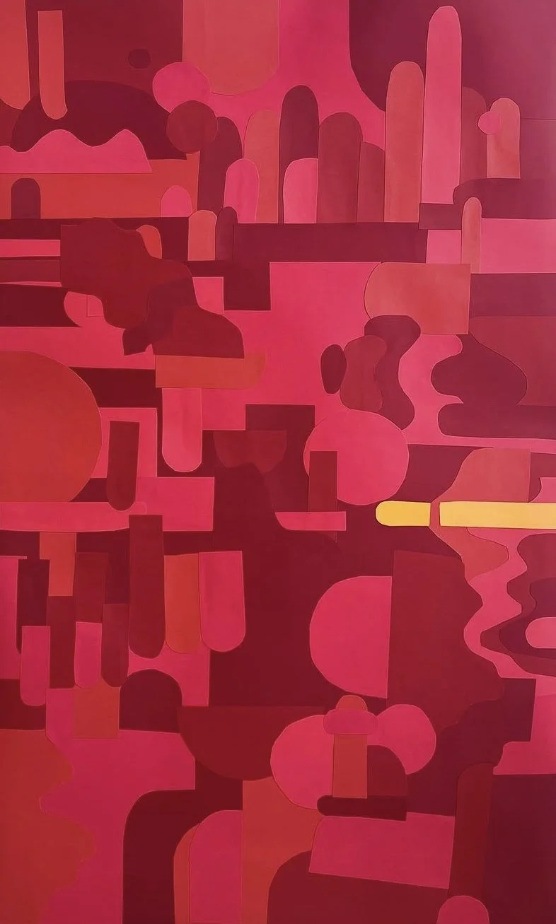 Jiving Down 5th 
28 x 40' 
Paper on Paper 
