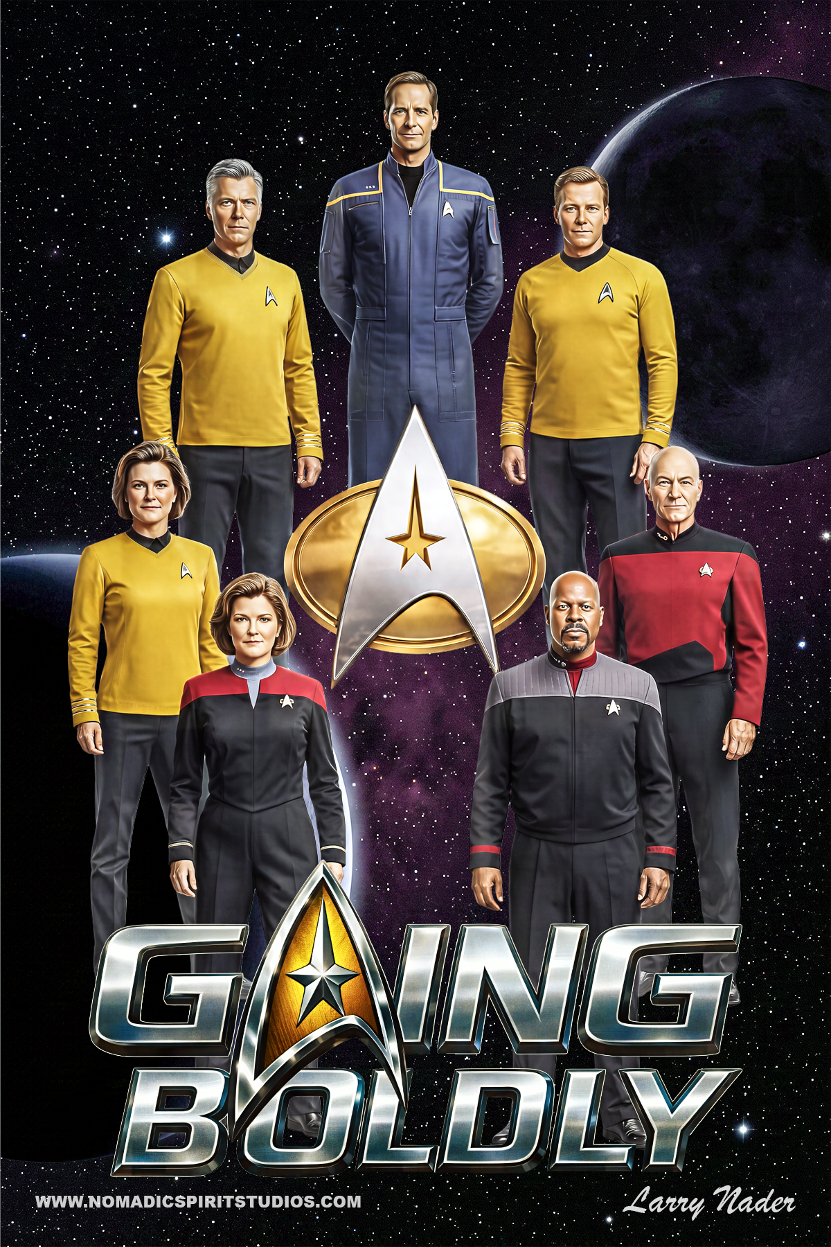 Going Boldly – Tribute Art | Larry Nader