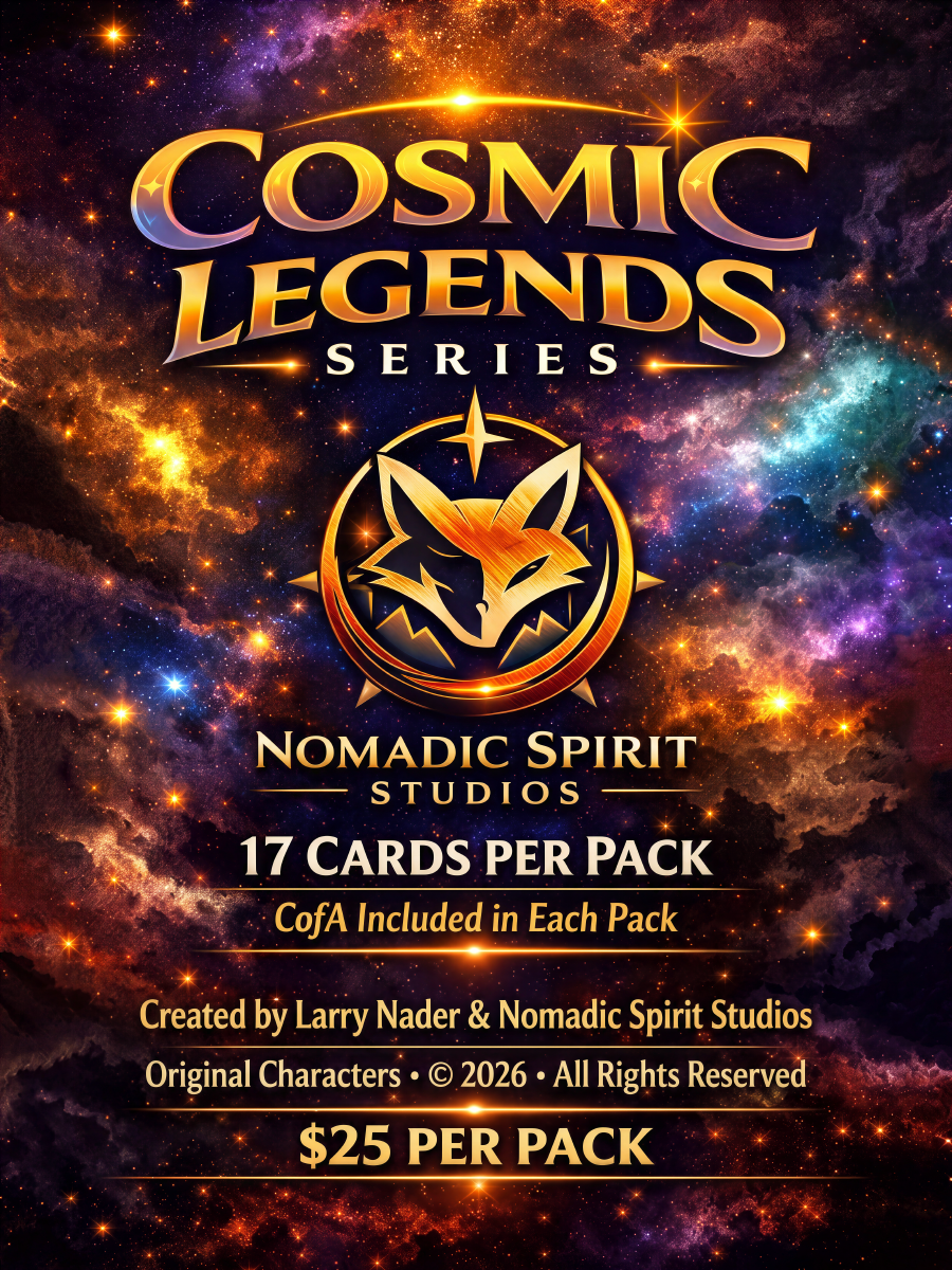 Cosmic Legends Series Collectible Card Set