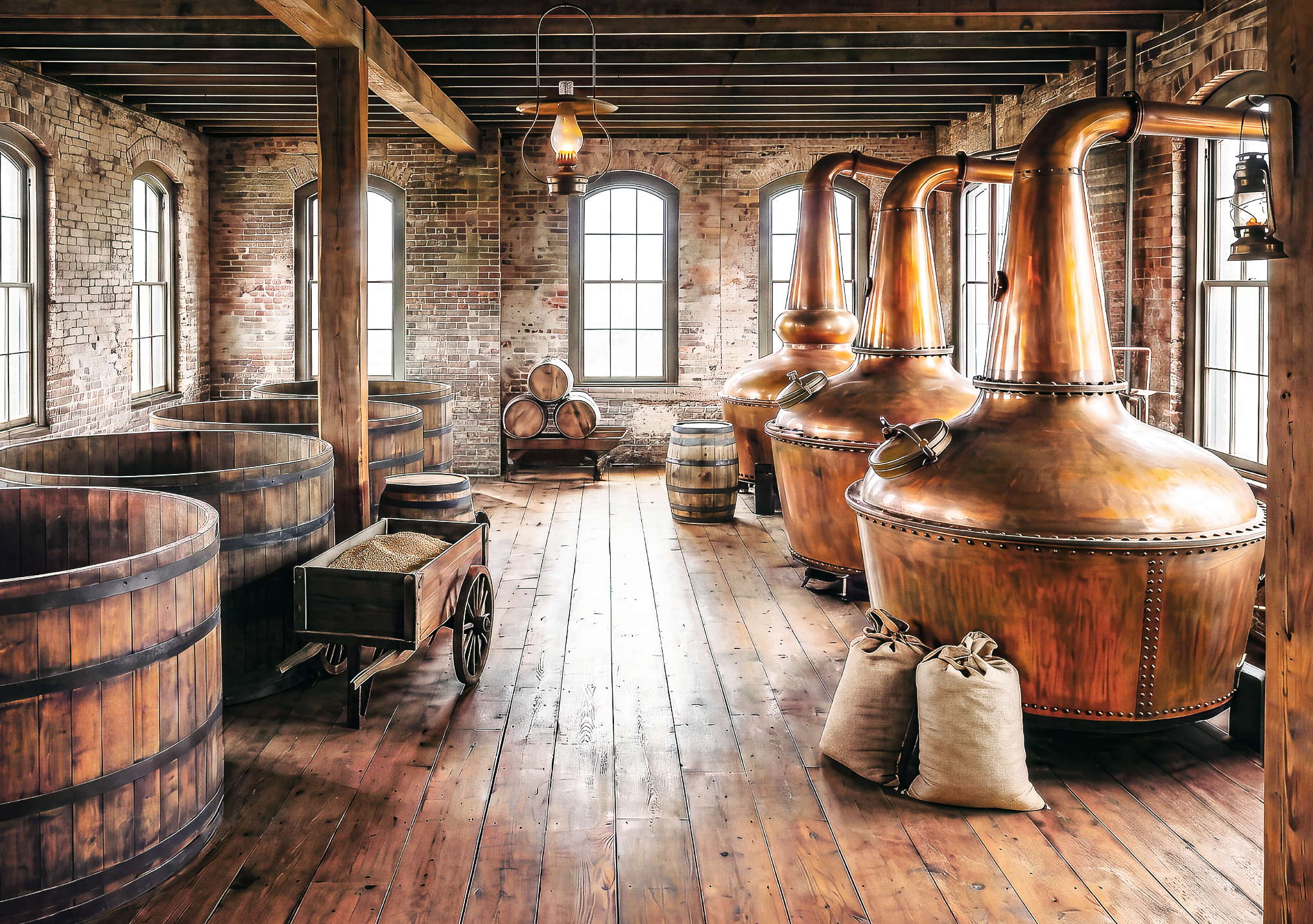 Vintage Bourbon Distillery - 1880s Era