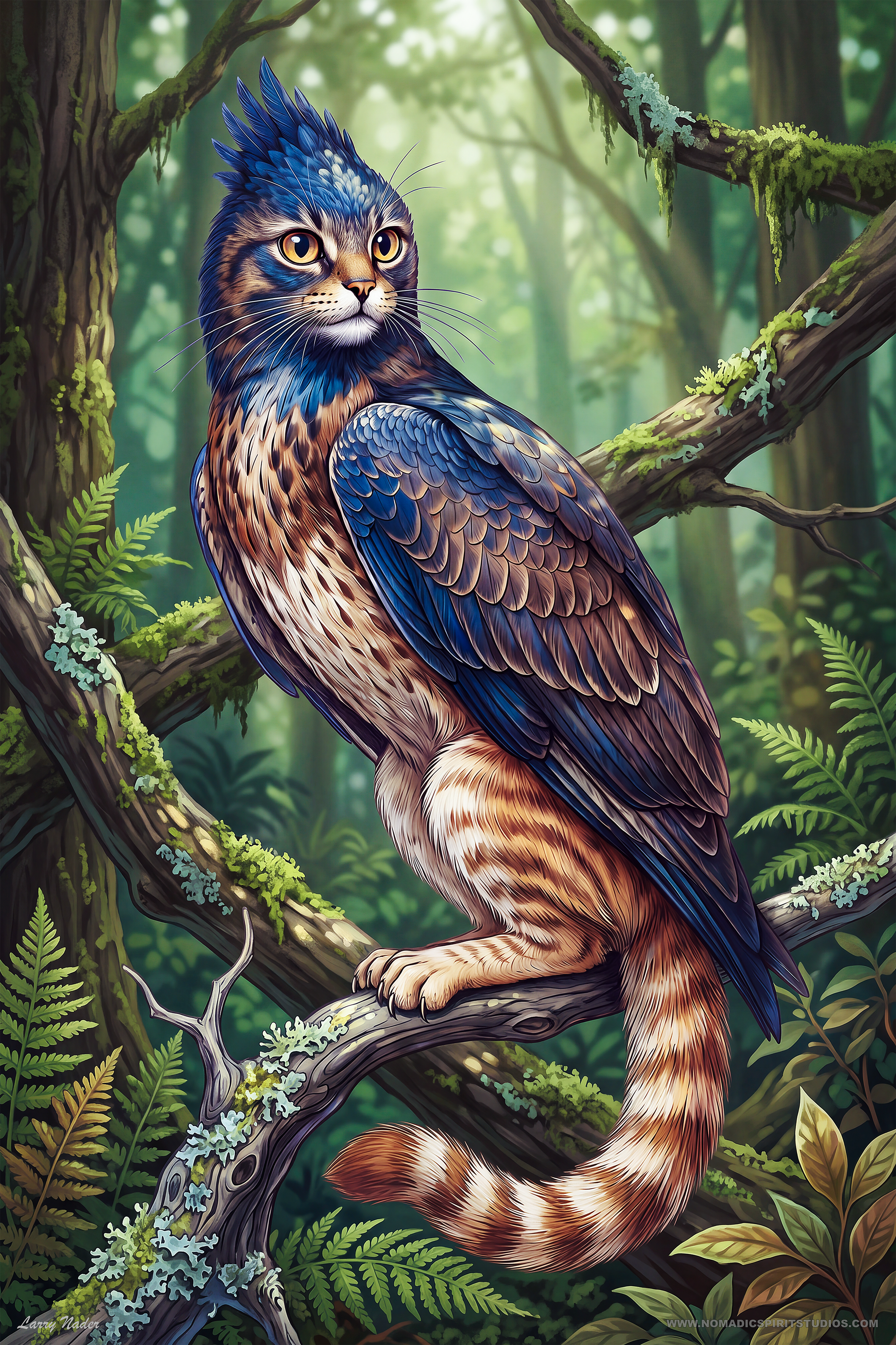 Mystical Catbird Artwork
