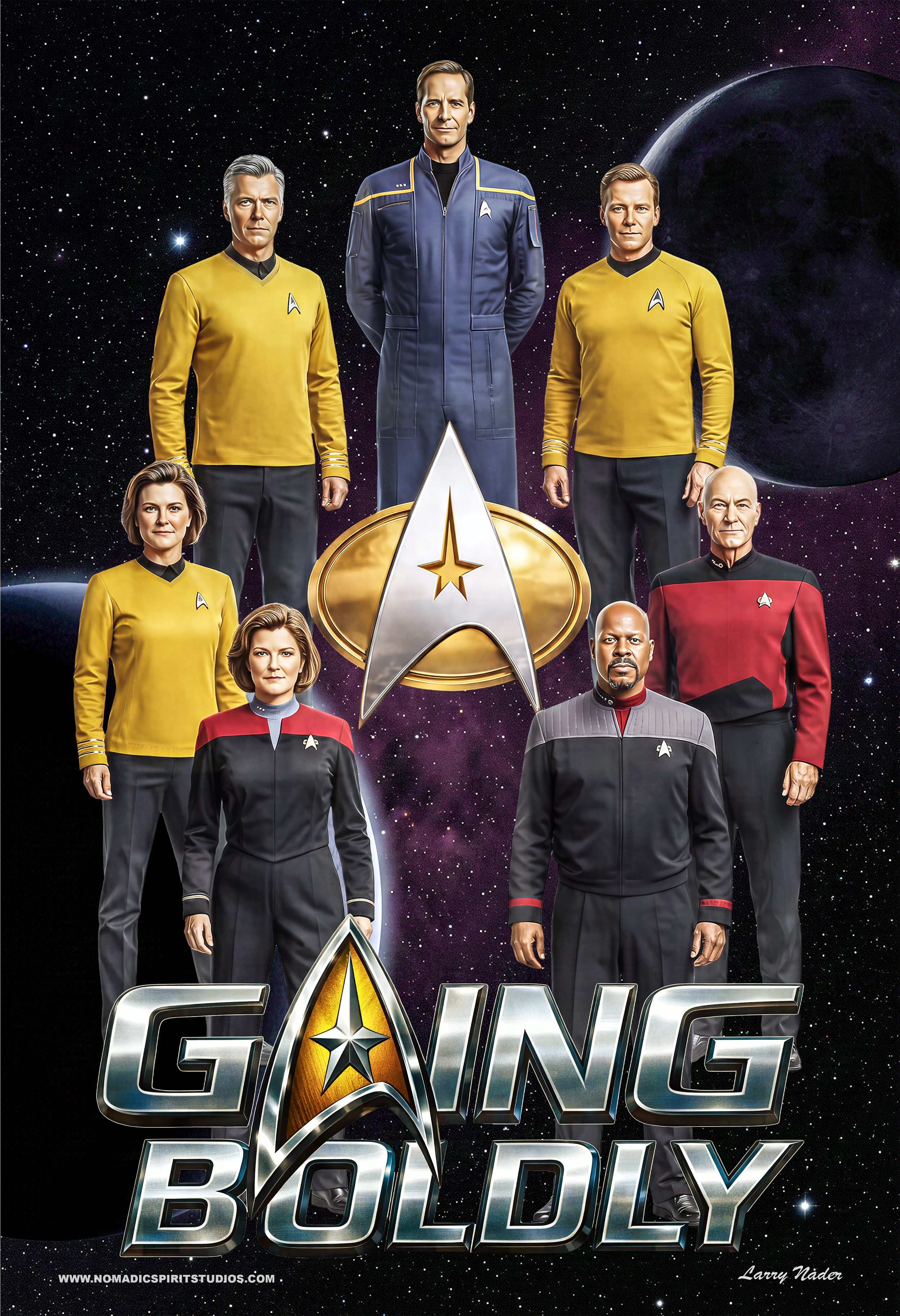 Going Boldly – Tribute Art | Larry Nader