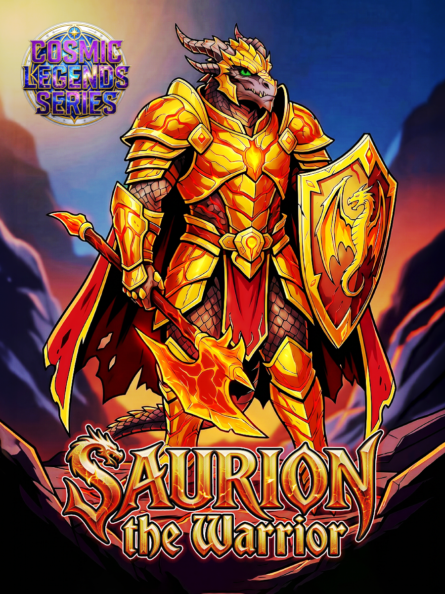 CA011 - Saurion the Warrior 3x4 Trading Card Image Front.png