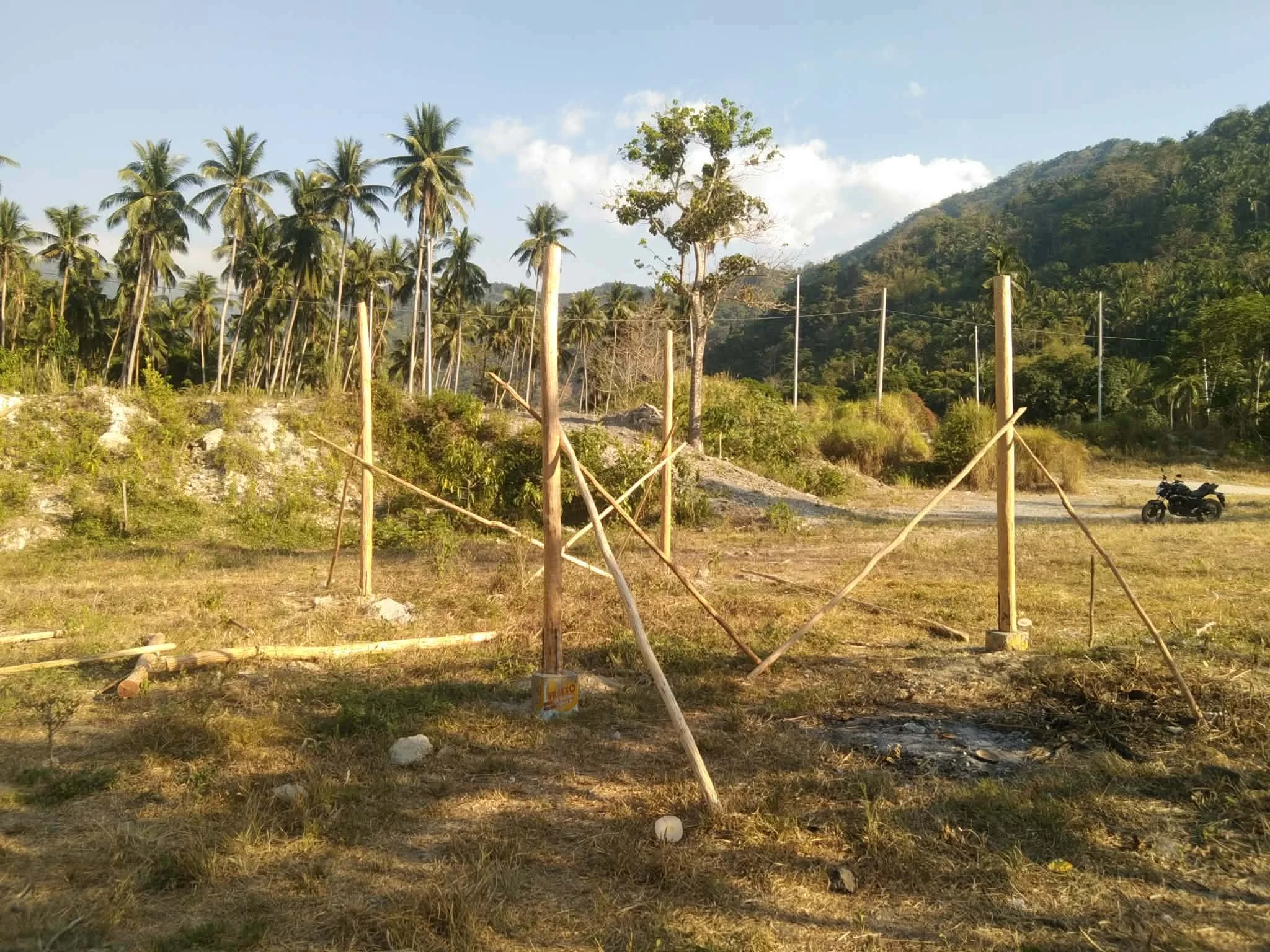 First posts for the new church