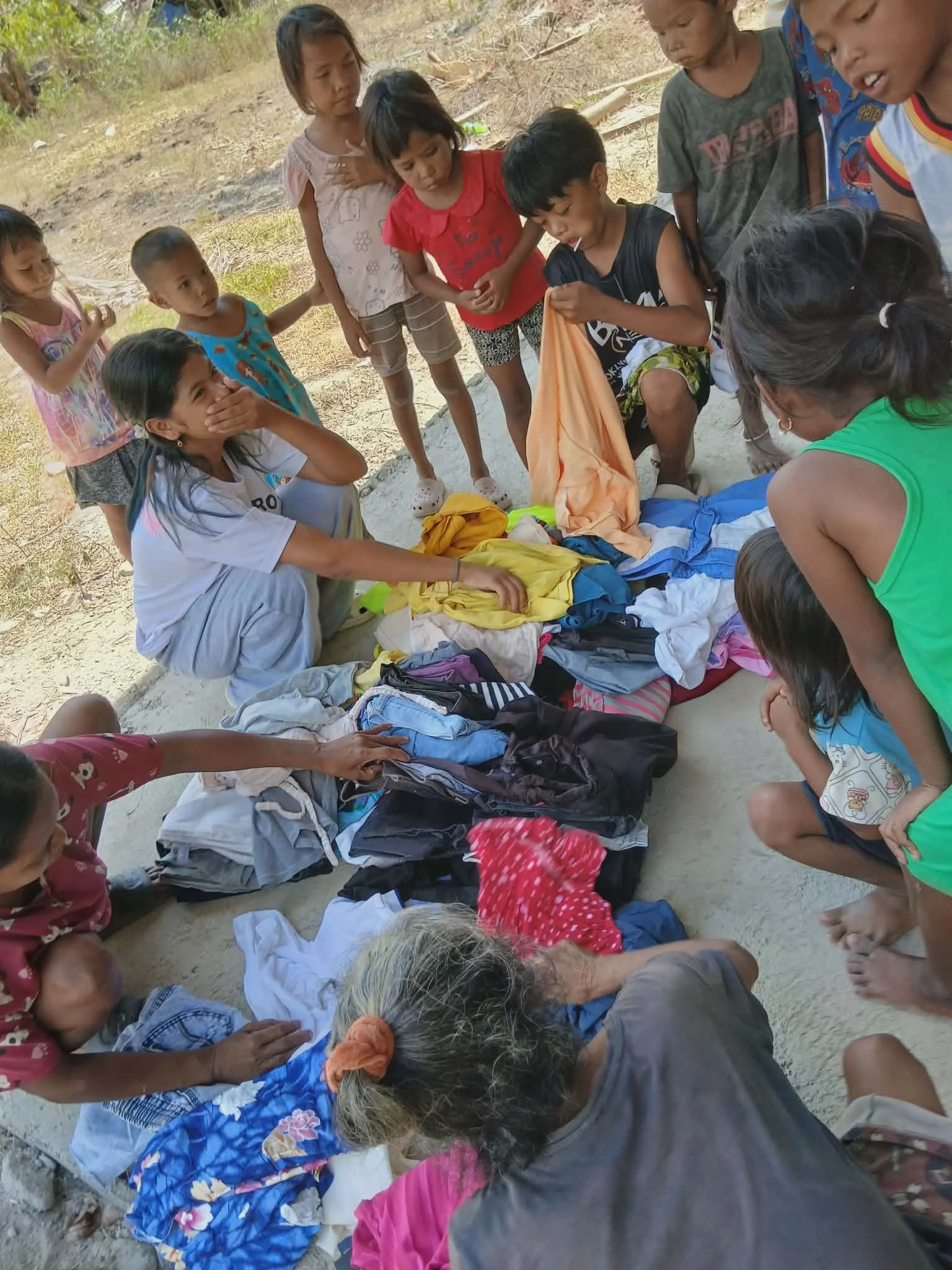 Clothing drive for the needy