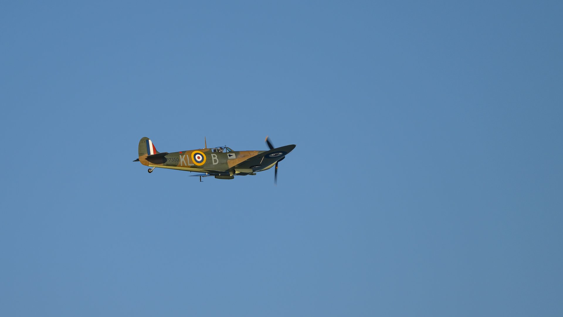 This Spitfire actually saw action in WW2