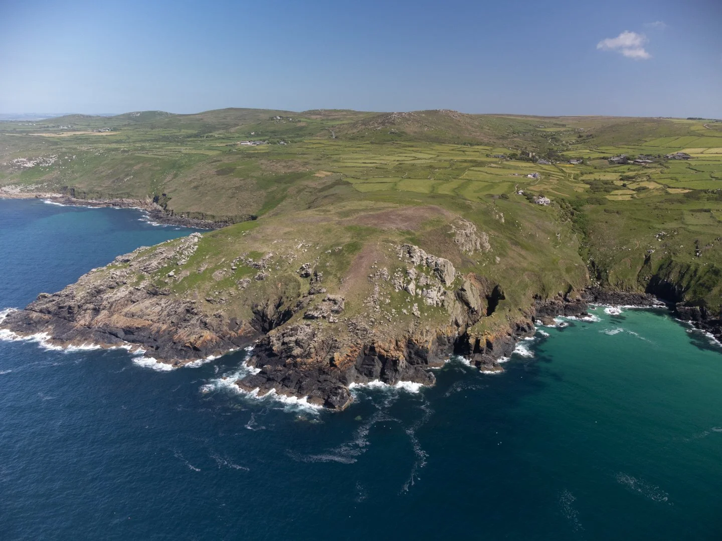 Zennor headland and Pendour Cove