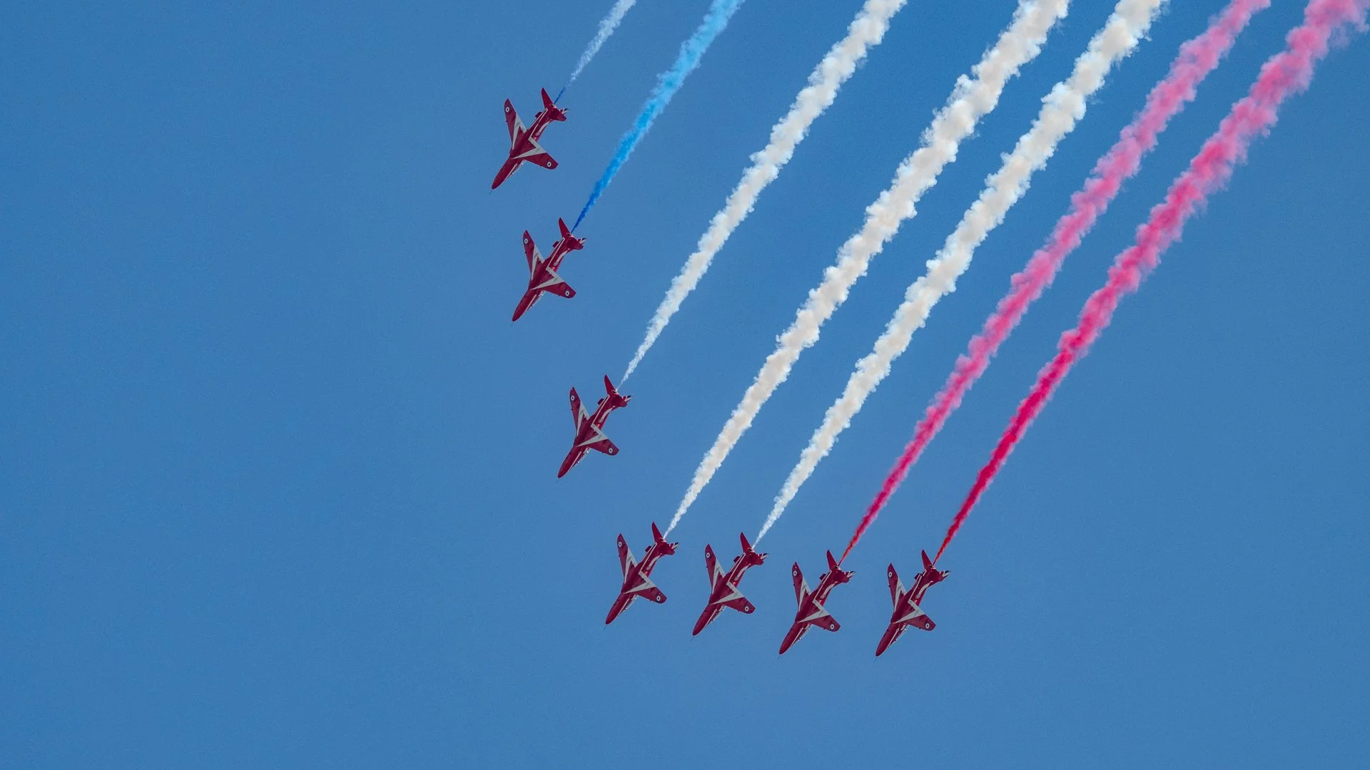 Saturday Red Arrows display