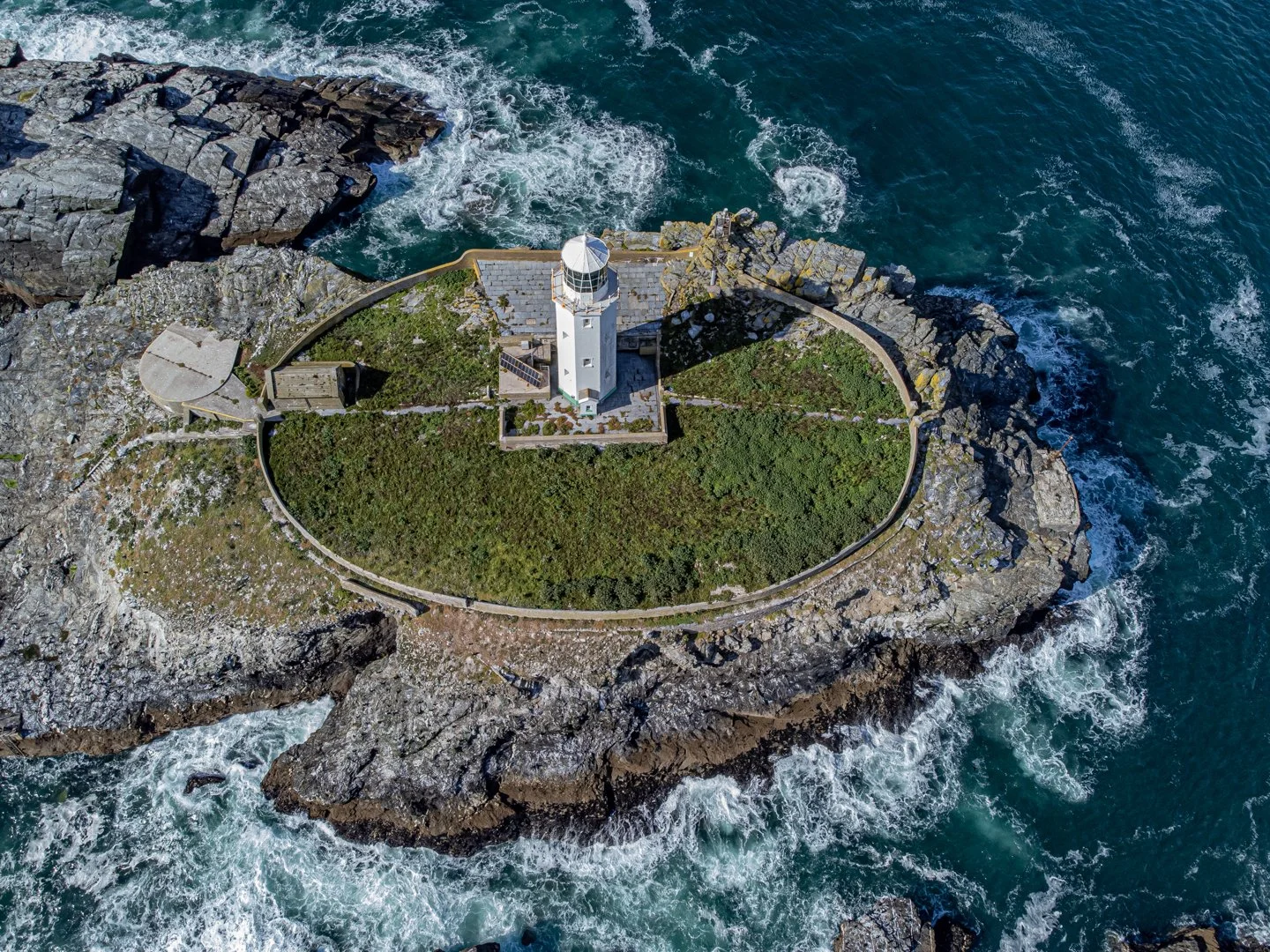 Above Godrevy Lighthouse