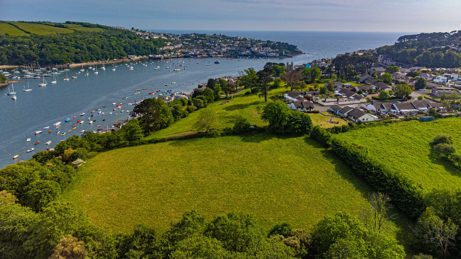 River Fowey looking towards the town and sea