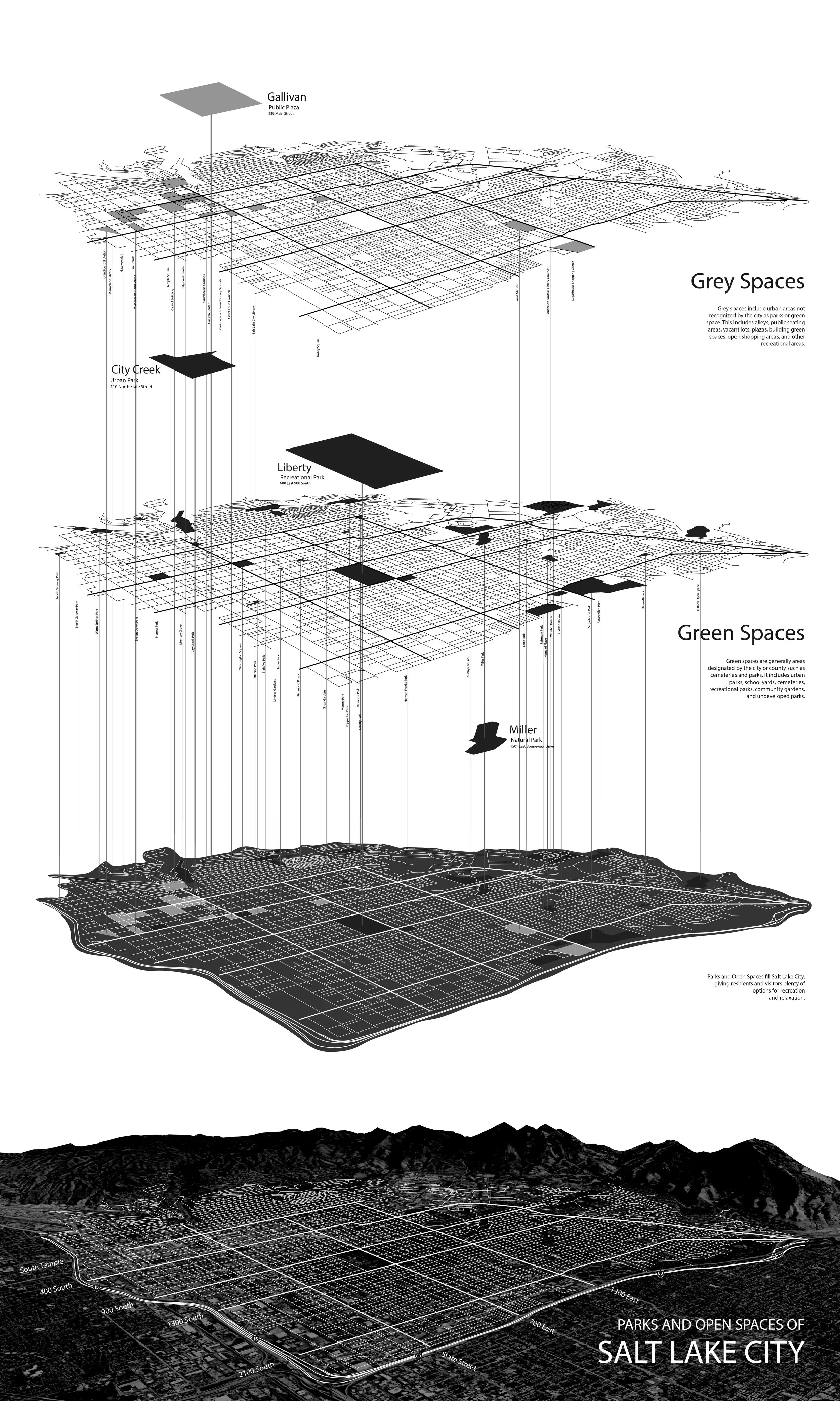 public spaces of Salt Lake City