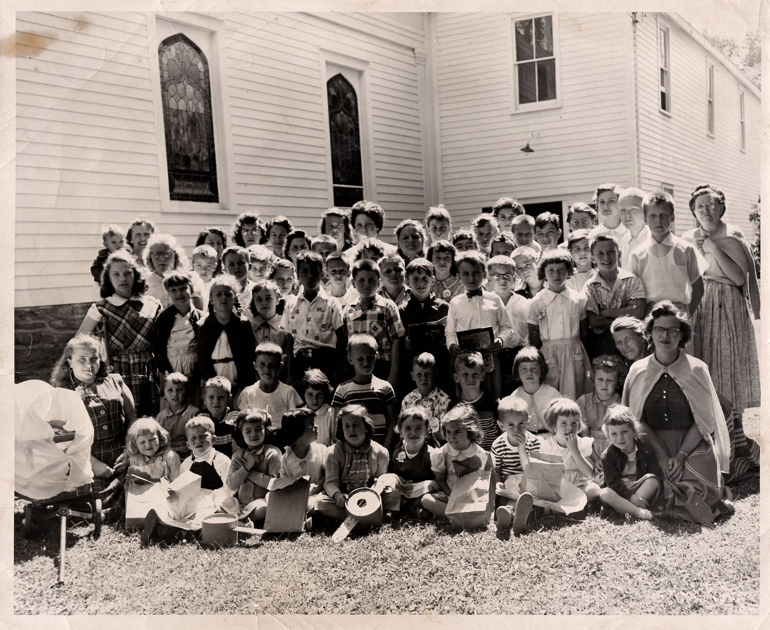 Vacation Bible School, Summer of 1954. Knox Ref Church