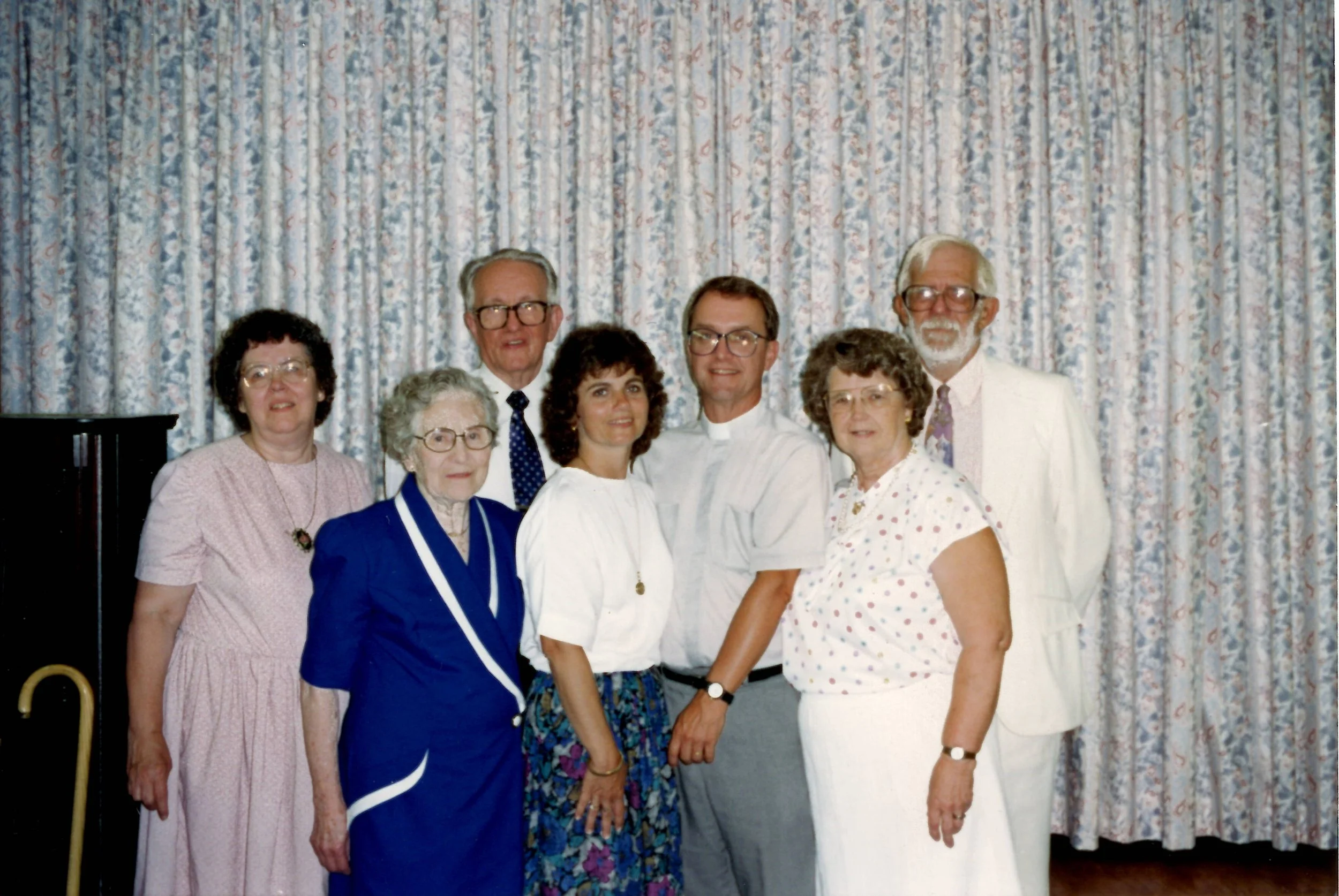 Men L-R: Rev Hogenboom, Rev Berry, Rev Hull
Women L-R: Hogenboom, ??, Berry, Hull