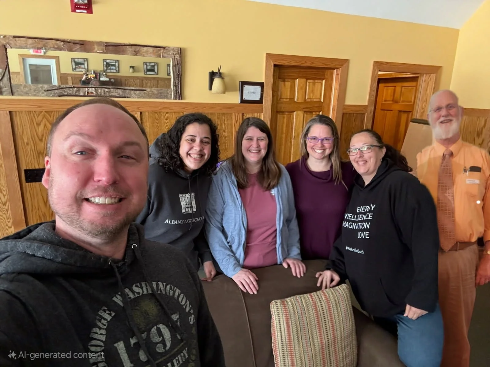 Working Team at Chi Rho (Camp Fowler)