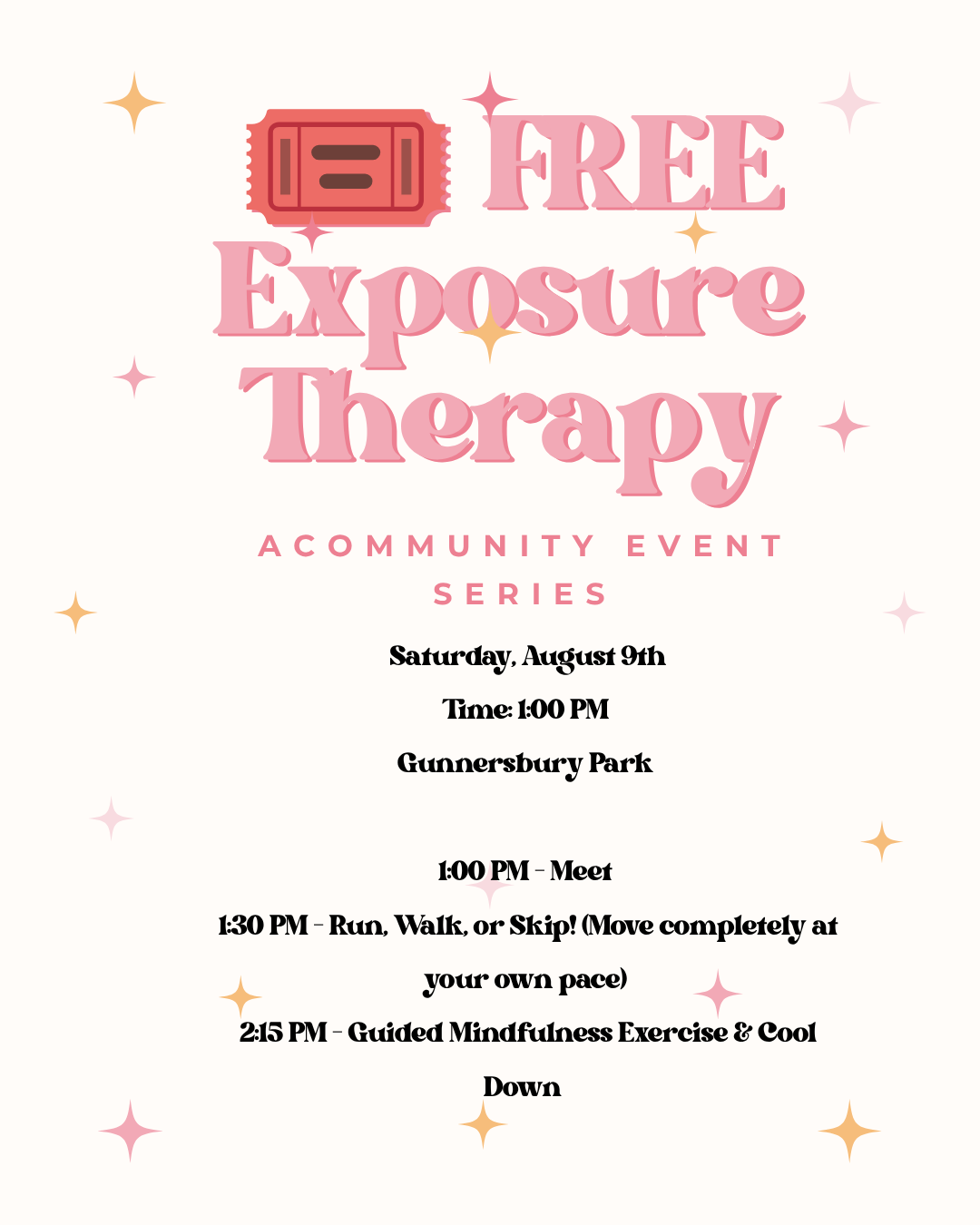West London Exposure Therapy Girls Run