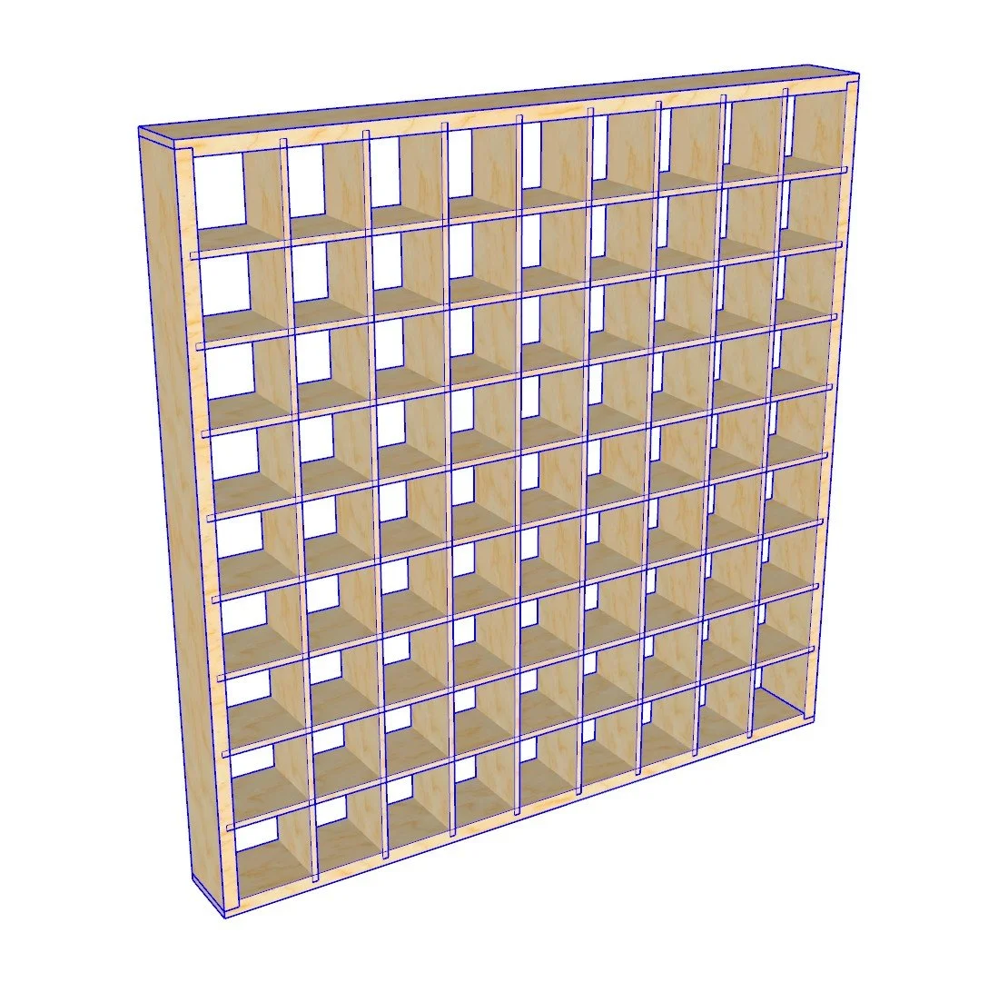 QCA-Lattice Diffuser