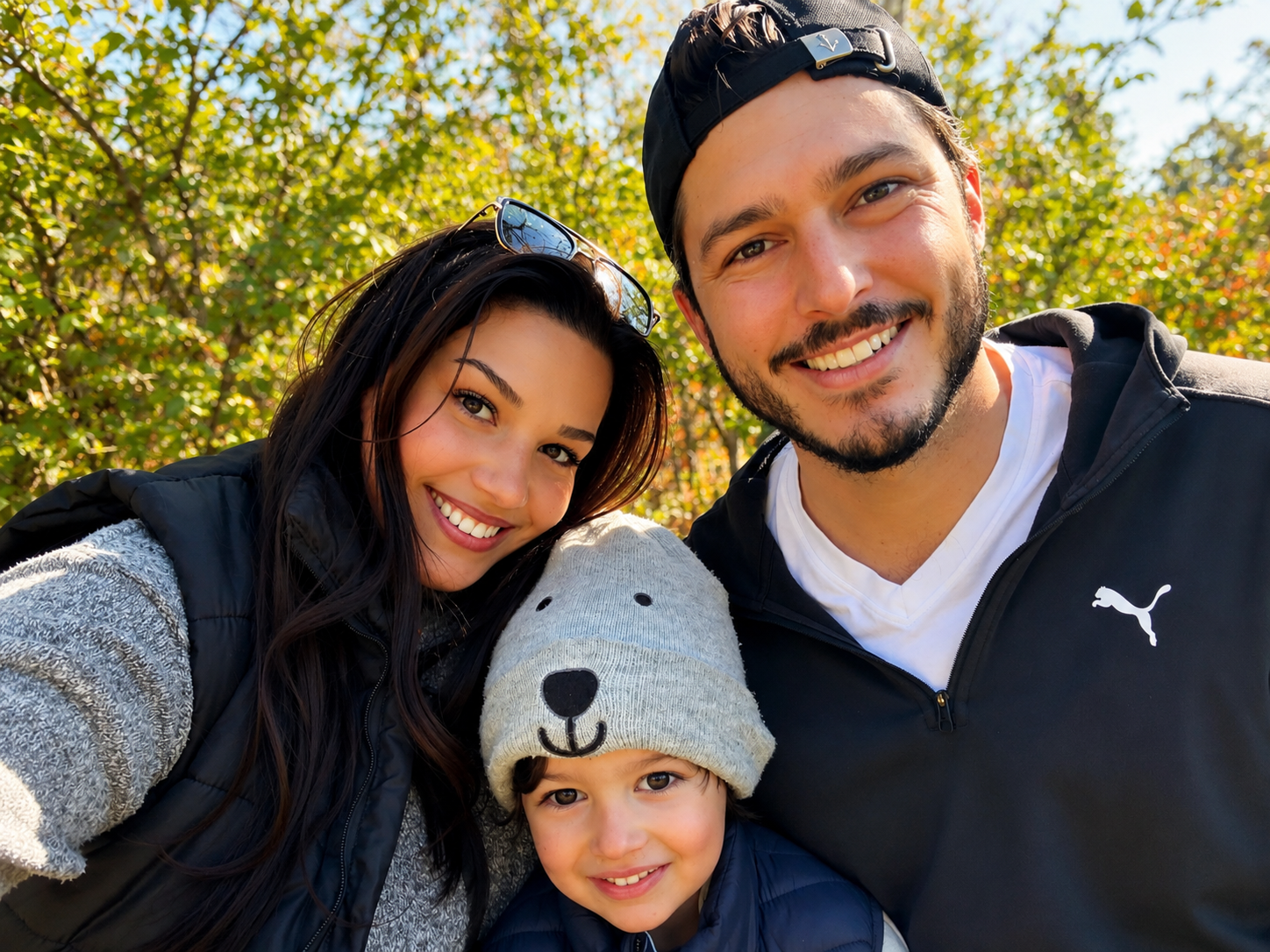 Mortgage Agent Jesse Lombardo-Bottema with his wife and son in Ontario