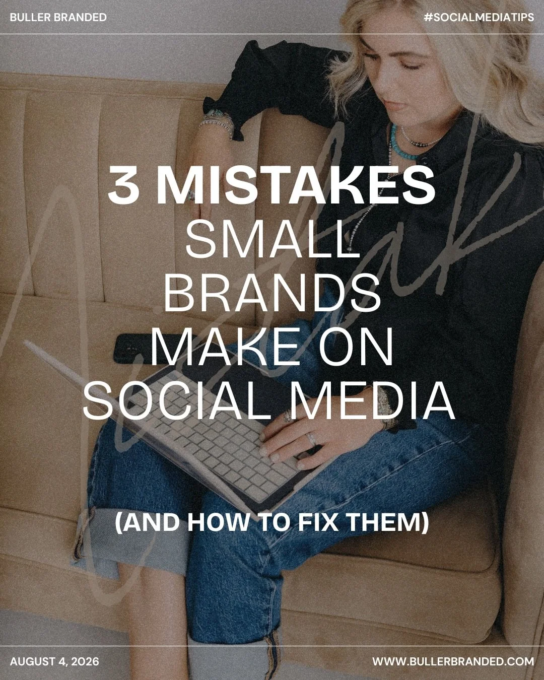If you&rsquo;re putting time into social media but not seeing the results you hoped for, it might be your strategy.

I see these three mistakes all the time:

&bull; Posting without a plan.
&bull; Ignoring comments and DMs.
&bull; Giving up before th