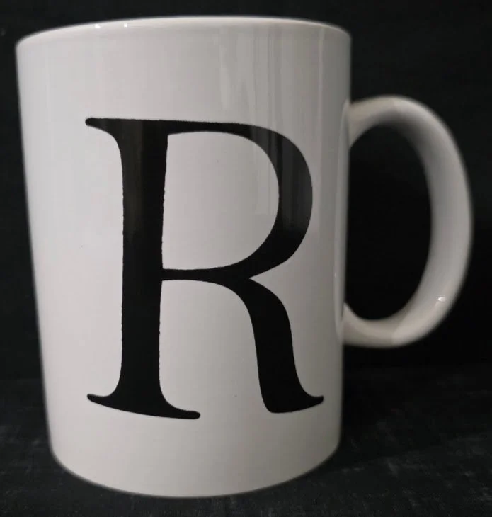 Letter Coffee Mug