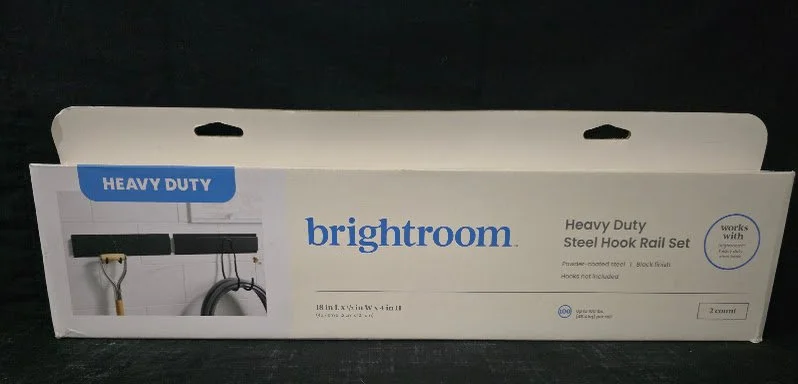 Heavy Duty Steel Hook Rail Set