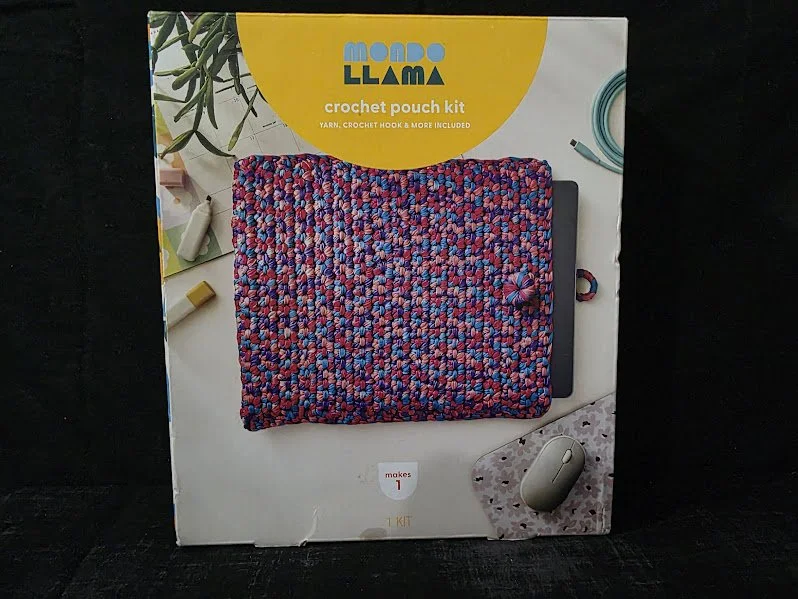 Mondo Llama Crochet Pouch Kit
