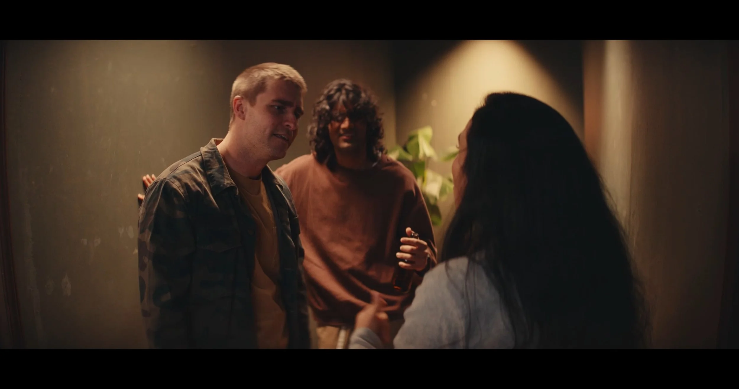 A tense scene from the feature film "Magdalena."
