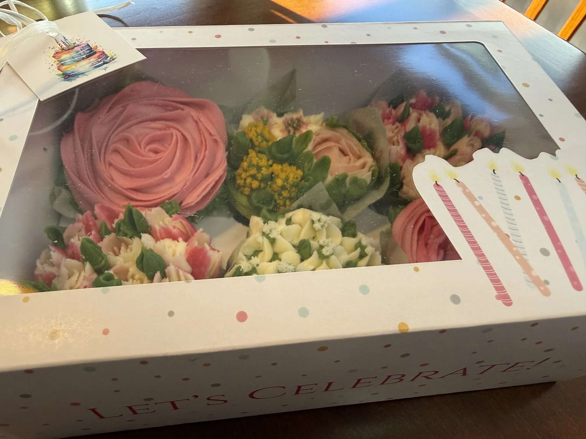 Birthday Celebration Packaging for Cupcakes