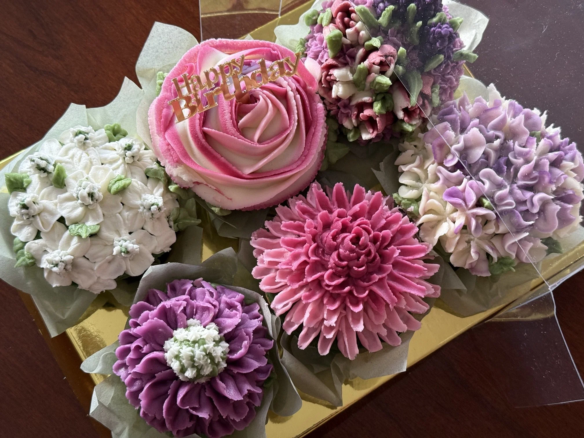 Floral Cupcakes Boxed Gift Set