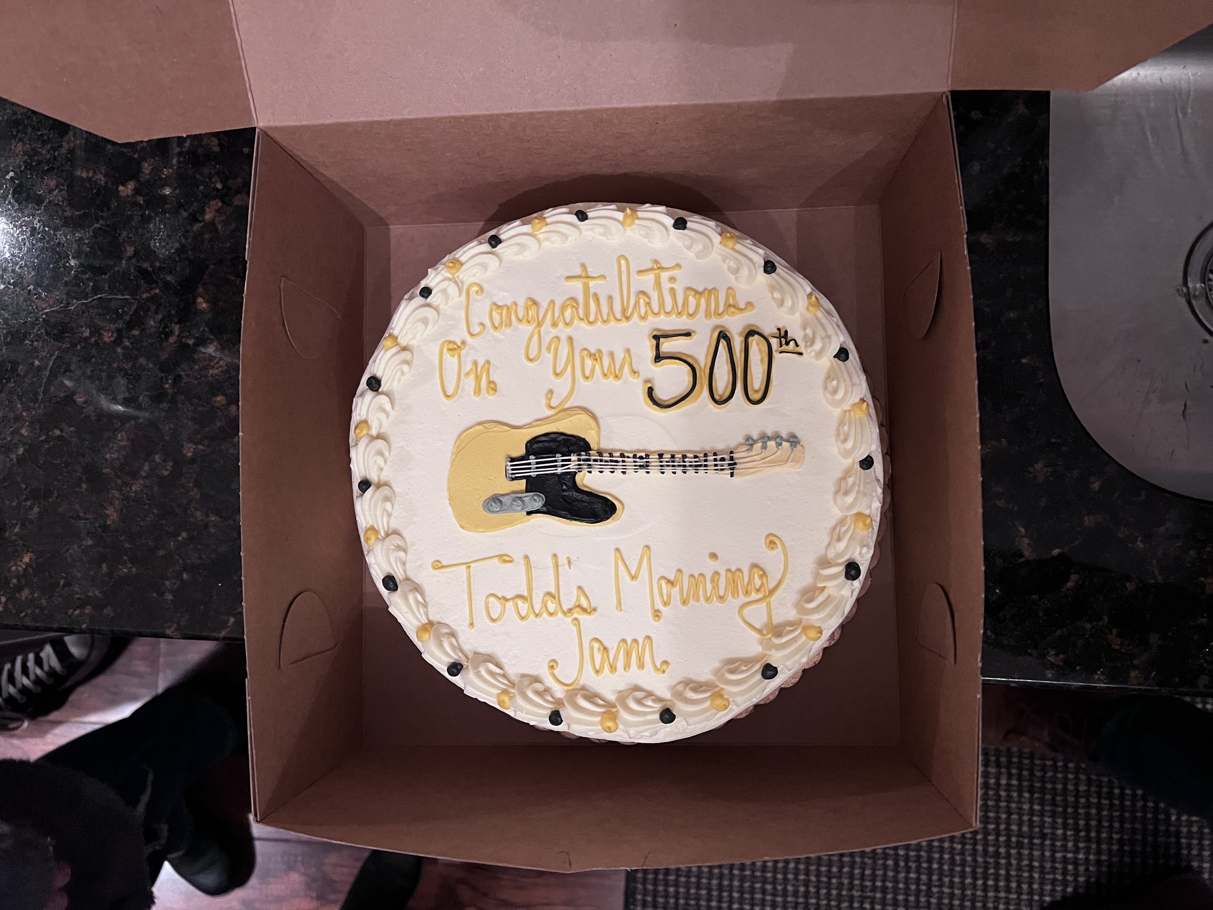 Morning Jam 500 Telecaster cake! Wow