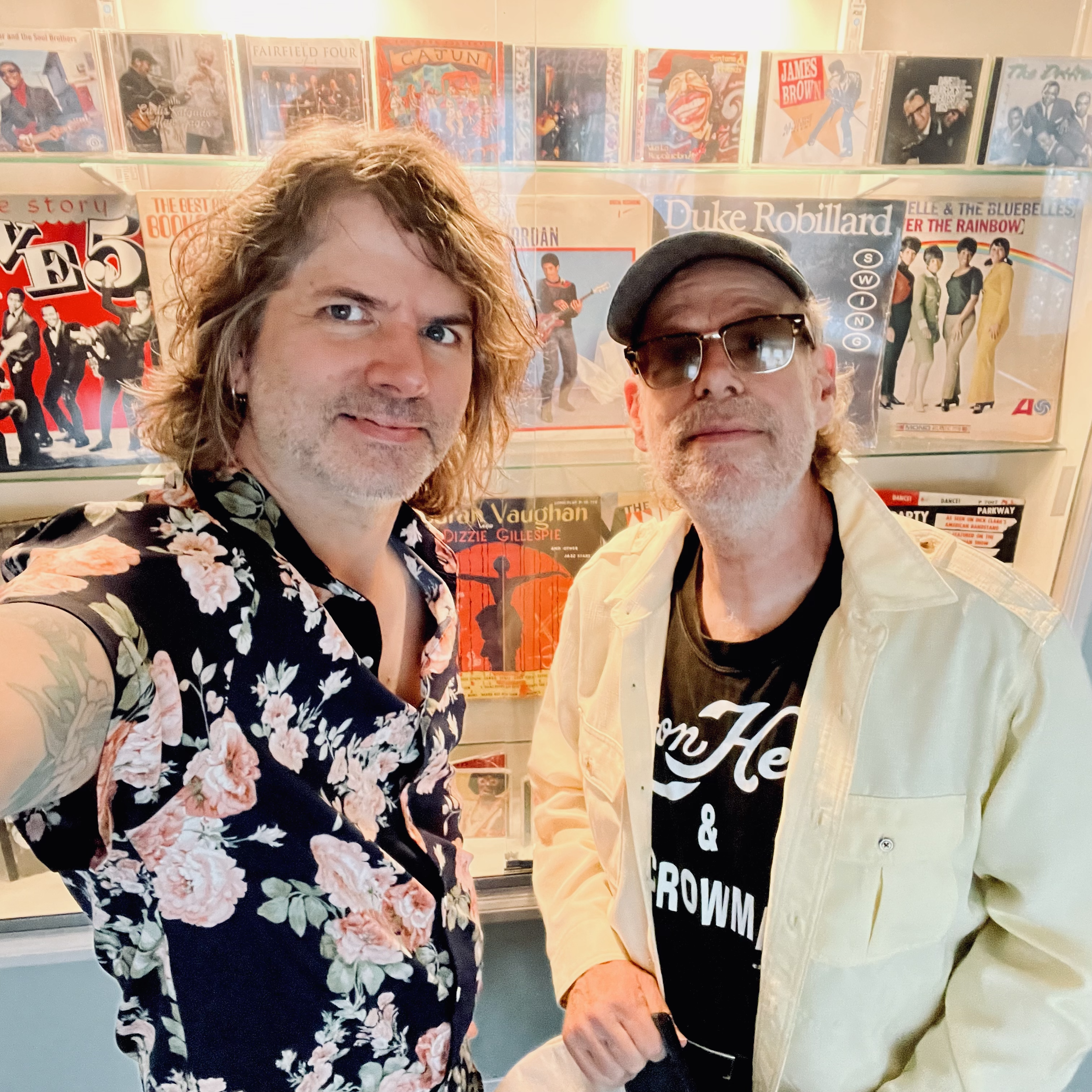 Todd with Professor Louie at Turning Point in Piermont, NY