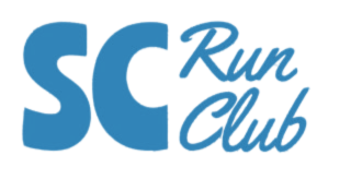 SC Run Club logo in blue text