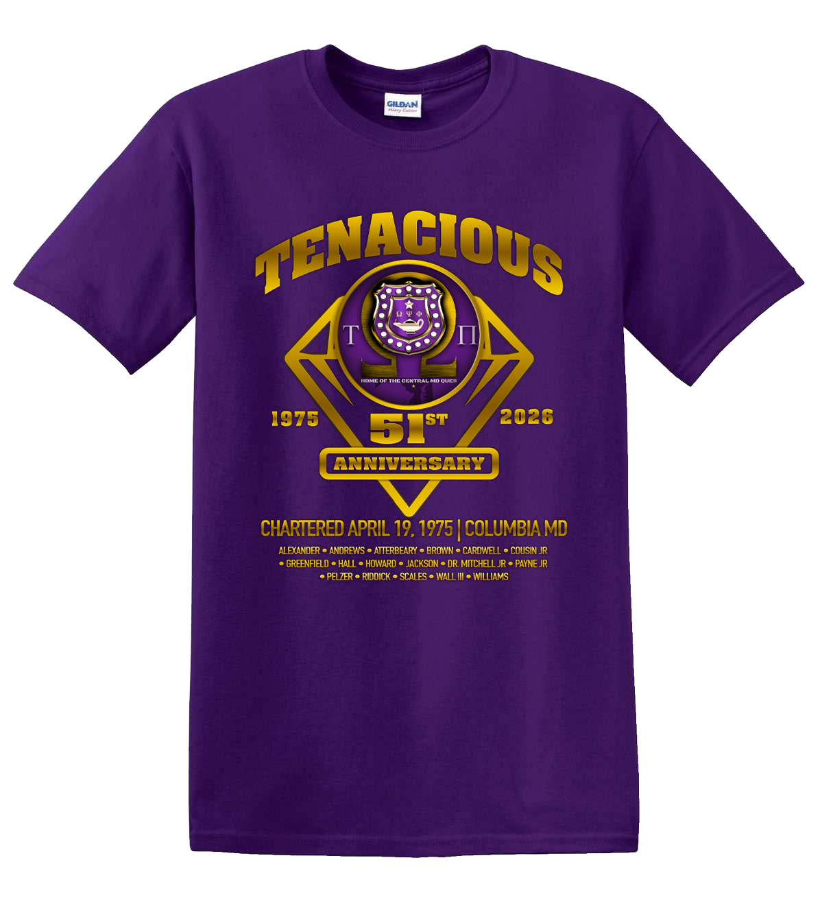 TENACIOUS 51st CHARTER T-SHIRT