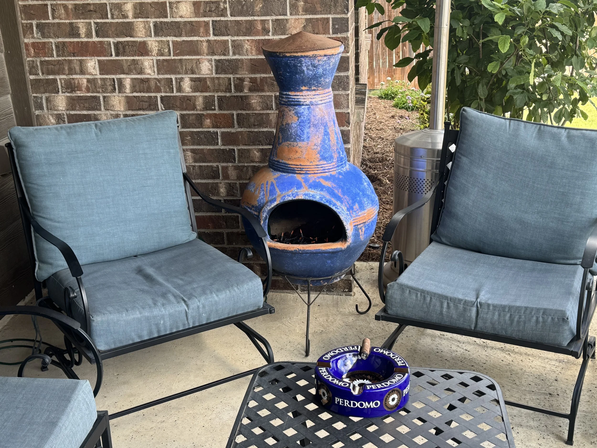 Cigar smoking patio