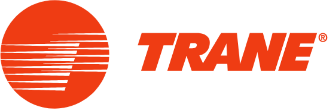 Red logo with circular design and partially visible text reading 'TRADE'.