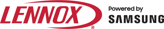 Lennox logo with Samsung branding, indicating a partnership or sponsorship.