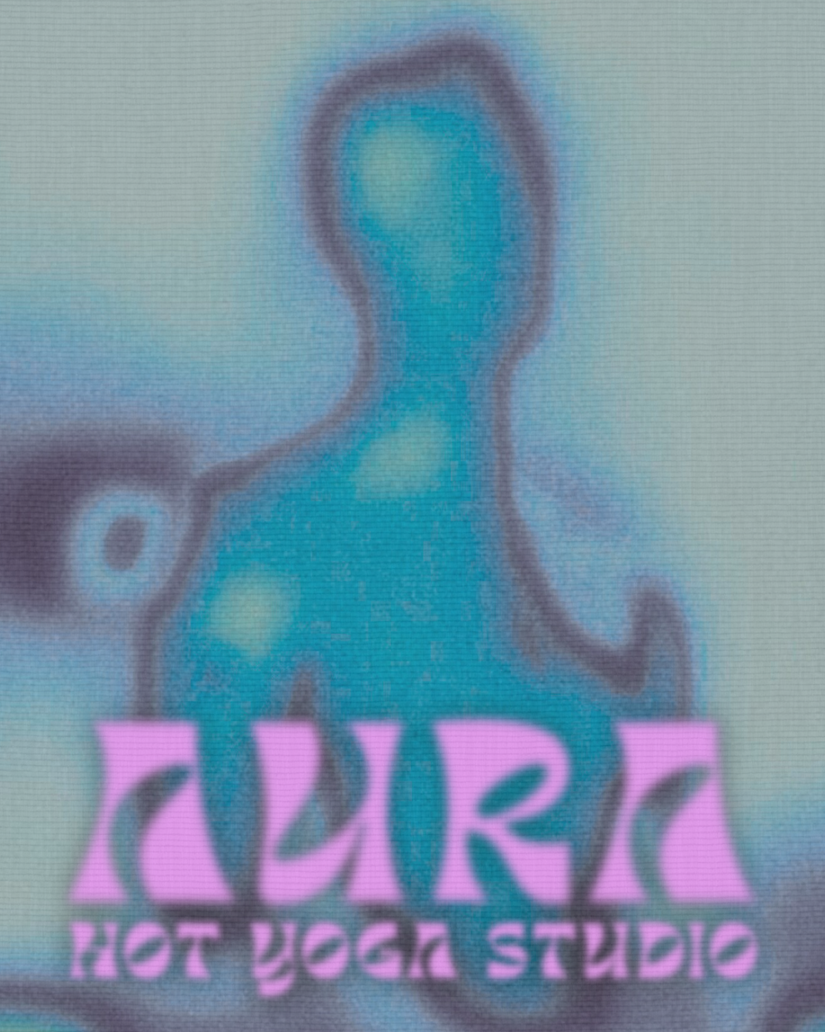 Blurred logo of a person with a stethoscope and the words 'KURE' and 'HOT VOE STUDIO' in pink.