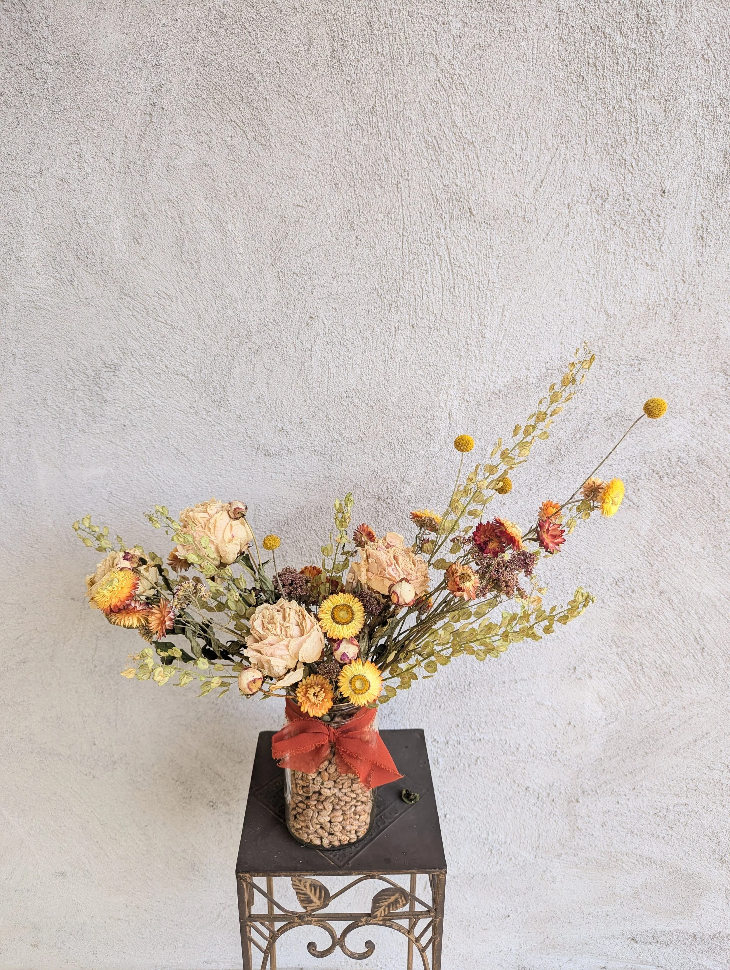 Dried Floral Thanksgiving Centerpiece - Saturday, November 7th