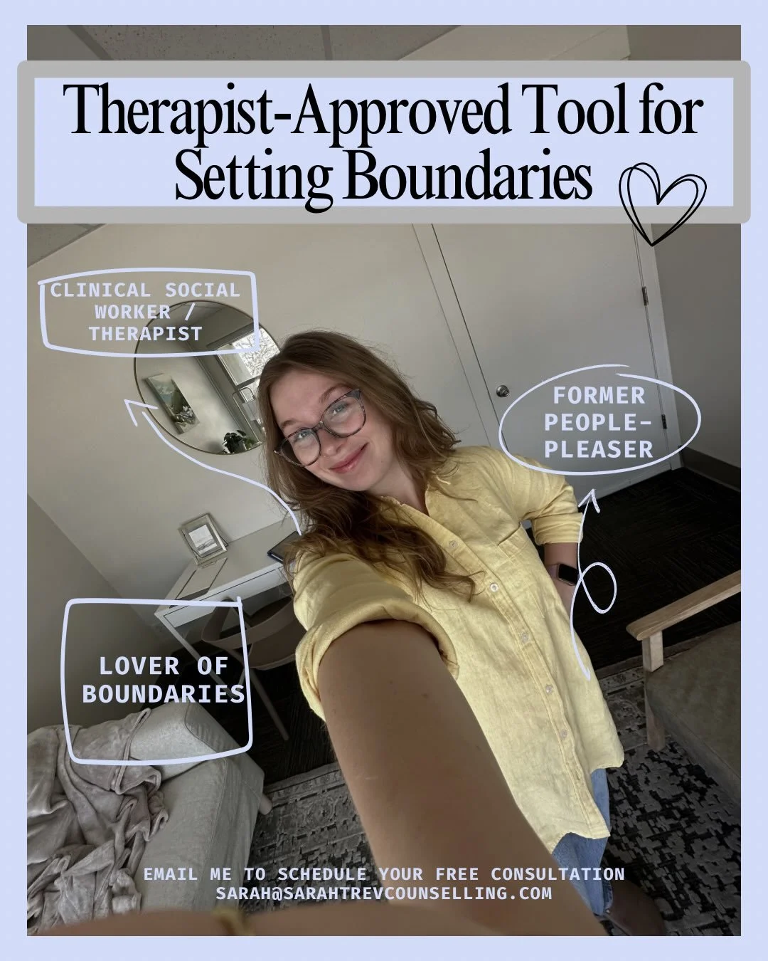 Setting boundaries can be difficult! But this tool can help you understand what a boundary can sound like (of course, they don&rsquo;t always sound the same). Whether you&rsquo;re stuck in a cycle of people-pleasing, feeling under-valued in a relatio
